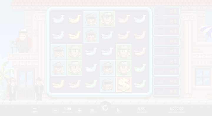 banana town casino game background